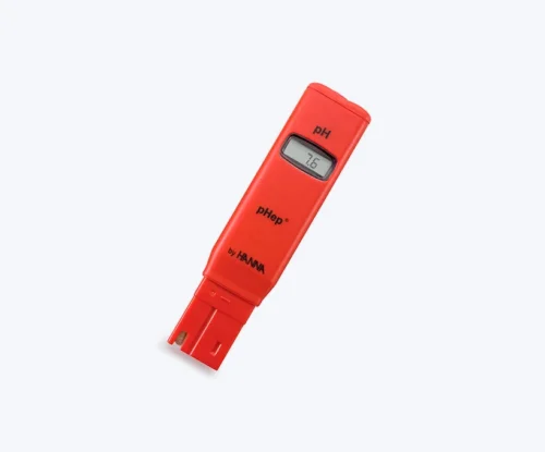 Phmetro digital con sensor de temperatura (color rojo)