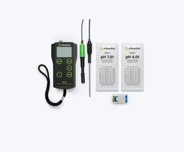 Phmetro digital con sensor para alimentos