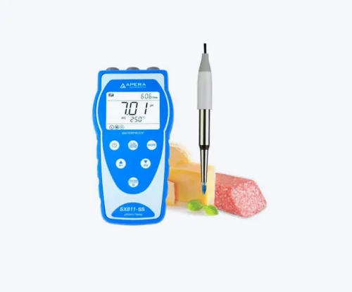 Phmetro digital con sensor para alimentos