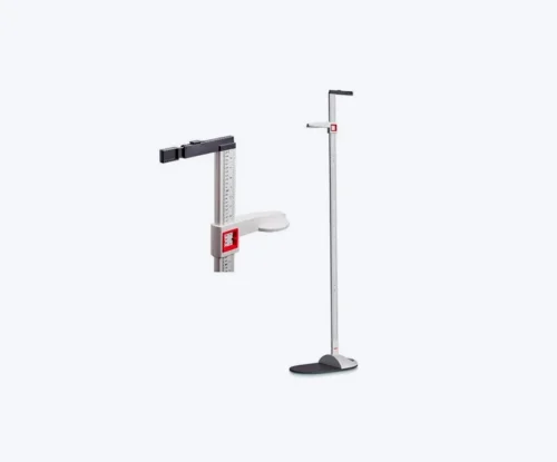 Tallímetro mecánico retráctil de pared